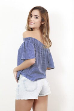 CAMISA CELESTE AZUL 3